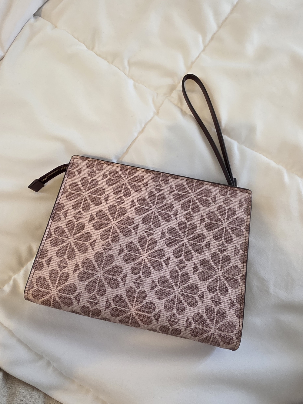 Kate Spade Pink Floral Wristlet Clutch - Picture 2 of 7